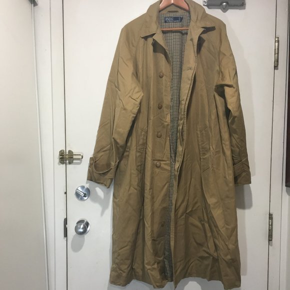 VINTAGE POLO TRENCH COATS SIZE M - Picture 4 of 9